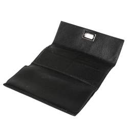 Gucci Black Leather Continental Wallet