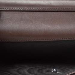 مملوكة مسبقًا Gucci Brown/Beige GG Canvas and Leather Web Continental Wallet