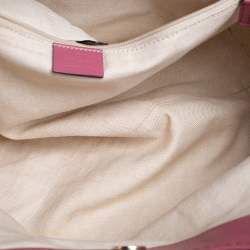 مملوكة مسبقًا Gucci Beige/Pink GG Canvas and Leather Medium Sukey Tote