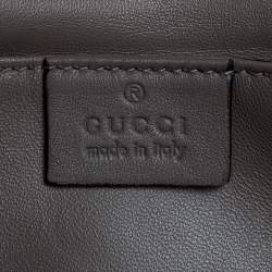 Pre Owned حقيبة كلتش غوتشي قفل كريستال جي جي برودواي سويدي وردية