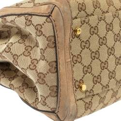 مملوكة مسبقًا حقيبة يد غوتشي "رانينغ" متوسطة نوبوك و كانفاس جي جي بني و بيج 