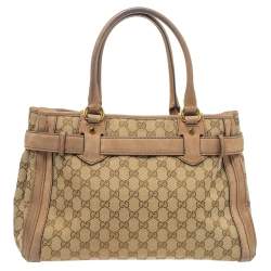 مملوكة مسبقًا حقيبة يد غوتشي "رانينغ" متوسطة نوبوك و كانفاس جي جي بني و بيج 