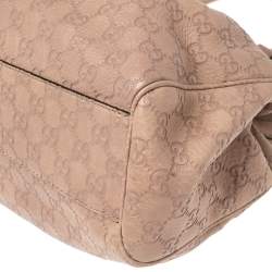 مملوكة مسبقًا Gucci Old Rose Guccissima Leather Medium Sukey Tote