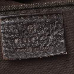 Pre Owned Gucci Beige/Brown GG Canvas and Leather New Ladies Web Hobo