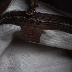 مملوكة مسبقًا Gucci Brown Leather Medium Soho Shoulder Bag