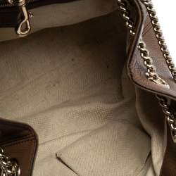 مملوكة مسبقًا Gucci Brown Leather Medium Soho Shoulder Bag