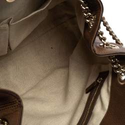 مملوكة مسبقًا Gucci Brown Leather Medium Soho Shoulder Bag