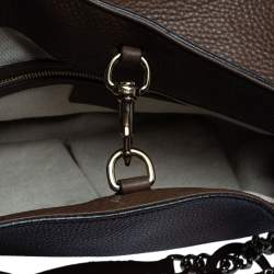 مملوكة مسبقًا Gucci Brown Leather Medium Soho Shoulder Bag