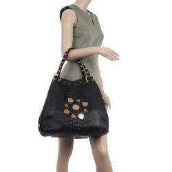 Pre Owned Gucci Limited Edition Large Jockey Python Hobo Bag