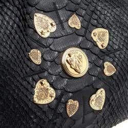 Pre Owned Gucci Limited Edition Large Jockey Python Hobo Bag