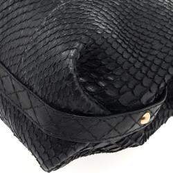 Pre Owned Gucci Limited Edition Large Jockey Python Hobo Bag