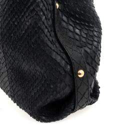 Pre Owned Gucci Limited Edition Large Jockey Python Hobo Bag