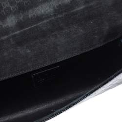 Pre Owned حقيبة كلتش غوتشي "براودواي" صغيرة جلد لامع غوتشيسيما أسود