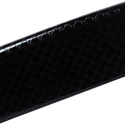 Pre Owned حقيبة كلتش غوتشي "براودواي" صغيرة جلد لامع غوتشيسيما أسود