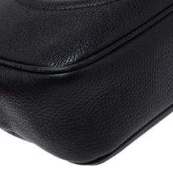 Pre Owned Gucci Black Leather Small Soho Disco Crossbody Bag