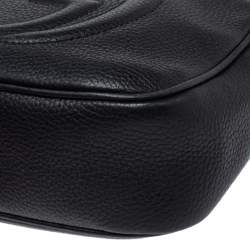 Pre Owned Gucci Black Leather Small Soho Disco Crossbody Bag