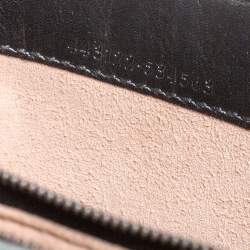 مملوكة مسبقًا Gucci Black Matelasse Leather Mini GG Marmont Pearly Shoulder Bag