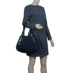 مملوكة مسبقًا حقيبة غوتشي بيلهام كانفاس أسود وسط للكتف