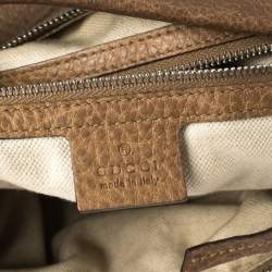 مملوكة مسبقًا Gucci Brown Leather Miss GG Hobo