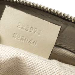 مملوكة مسبقًا Gucci Beige/Cream GG Canvas and Leather Medium Sukey Hobo