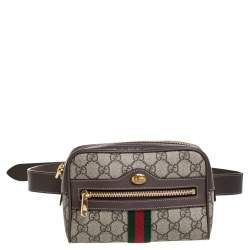 Ophidia GG Small canvas belt bag in beige - Gucci