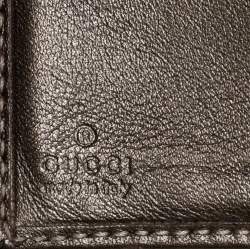 Gucci Metallic GG Imprime Canvas Trifold Wallet