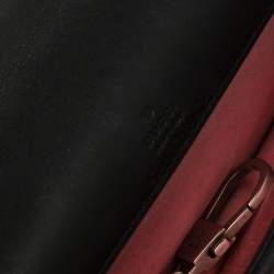 Pre Owned Gucci Black Velvet and Leather Super Mini Dionysus Crossbody Bag