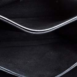 Pre Owned Gucci Black Leather Jackie Soft Flap Shoulder Bag