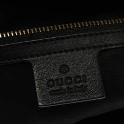 Pre Owned Gucci Black Python Sunset Hobo