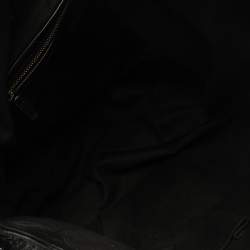 Pre Owned Gucci Black Python Sunset Hobo