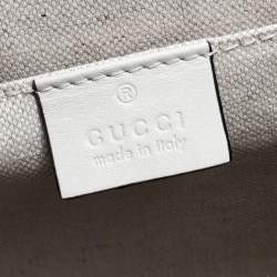 Pre Owned Gucci Tri Color Leather Medium Dionysus Bamboo Top Handle Bag