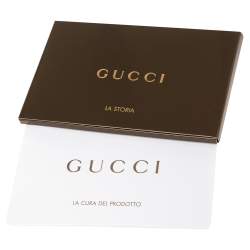 مملوكة مسبقًا Gucci Gold/Beige GG Crystal Canvas and Leather Medium Babouska Indy Hobo