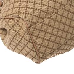 مملوكة مسبقًا حقيبة يد غوتشي "سوكي"  متوسطة جلد وكانفاس ديامنتى بيج  