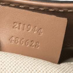 مملوكة مسبقًا حقيبة يد غوتشي "سوكي"  متوسطة جلد وكانفاس ديامنتى بيج  