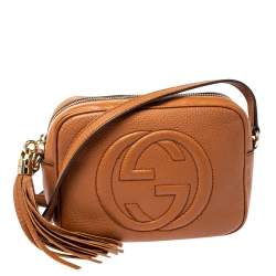 Soho leather crossbody bag Gucci Brown in Leather - 37611524