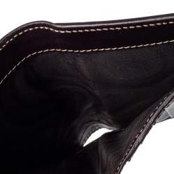 مملوكة مسبقًا محفظة غوتشى فرنسا ويب جلد جلد وكانفاس سوبريم جى جى بيج 