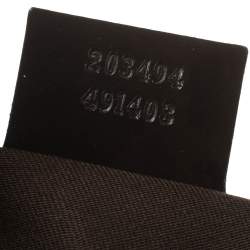 مملوكة مسبقًا Gucci Dark Brown/Beige GG Supreme Canvas and Patent Leather Joy Bardot Shoulder Bag