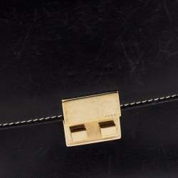 مملوكة مسبقًا Gucci Black Leather French Flap Wallet