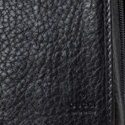 مملوكة مسبقًا Gucci Black Leather Flap Continental Wallet