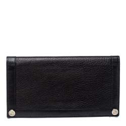 مملوكة مسبقًا Gucci Black Leather Flap Continental Wallet