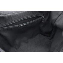 مملوكة مسبقًا Gucci Black GG Canvas Signature Zip Hobo Hag