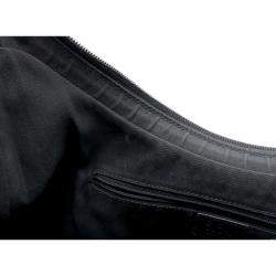 مملوكة مسبقًا Gucci Black GG Canvas Signature Zip Hobo Hag