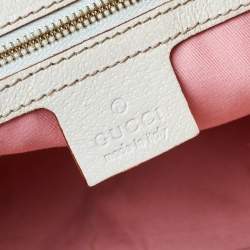Gucci Pink GG Canvas and Leather Jolicoeur Web Tote