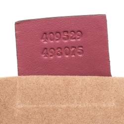 Pre Owned Gucci Pink/Beige GG Blooms Supreme Canvas Boston Bag