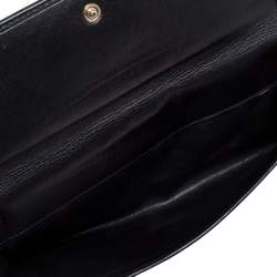 مملوكة مسبقًا محفظة غوتشي فينتدج كونتيننتال جلد أسود