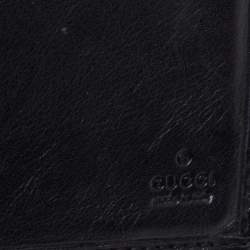 مملوكة مسبقًا محفظ ة غوتشي فينتدج كونتيننتال جلد أسود