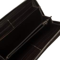 مملوكة مسبقًا Gucci Beige GG Canvas Zip Around Wallet 