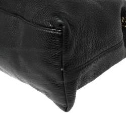 مملوكة مسبقًا Gucci Black Grained Leather Soho Chain Shoulder Bag