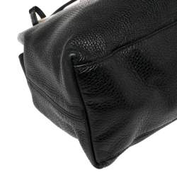 مملوكة مسبقًا Gucci Black Grained Leather Soho Chain Shoulder Bag