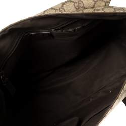 Pre Owned Gucci Beige/Brown GG Supreme Canvas Messenger Bag